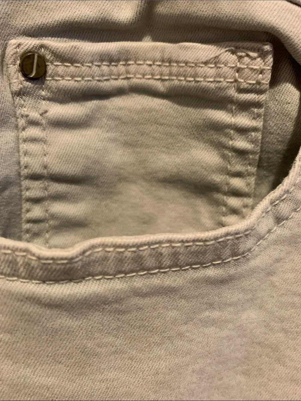 Jones New York Signature Womens Lexington Light Gray Slim Straight Jeans​